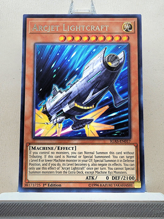 Yugioh! 1x Arcjet Lightcraft (IGAS - Rare) 1st/Unli Edition