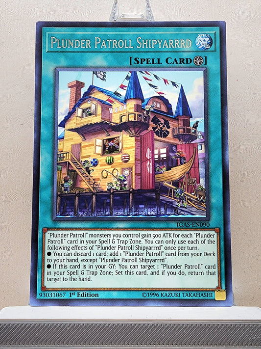 Yugioh! 1x Plunder Patroll Shipyarrrd (IGAS - Rare) 1st/Unli Edition