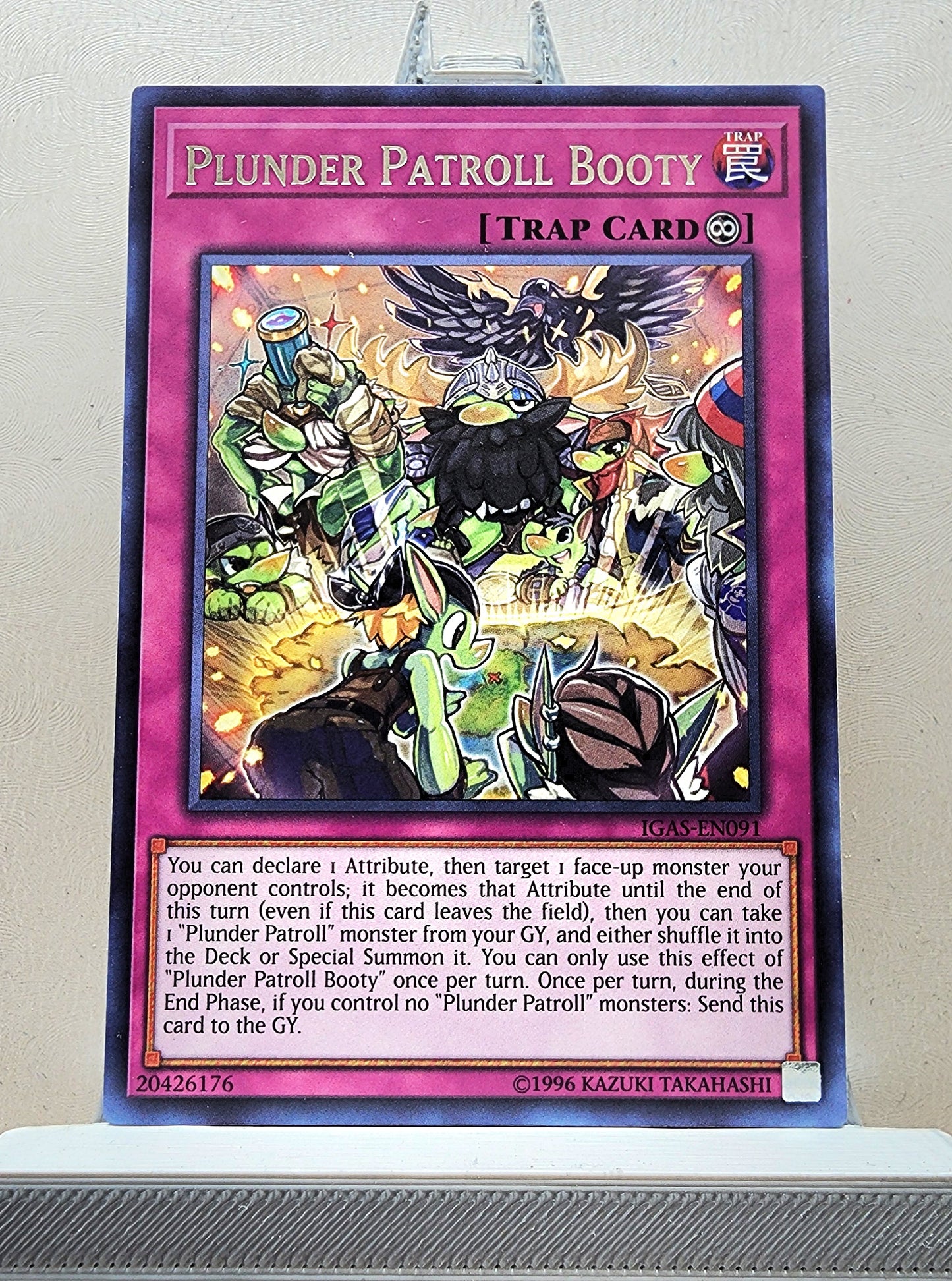 Yugioh! 1x Plunder Patroll Booty (IGAS - Rare) 1st/Unli Edition