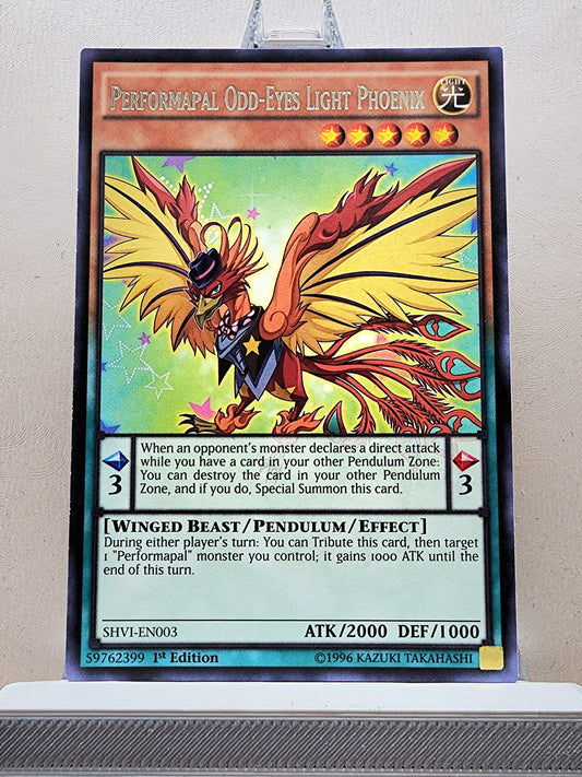 Yugioh! 1x Performapal Odd-Eyes Light Phoenix (SHVI - Rare) 1st/Unli Edition