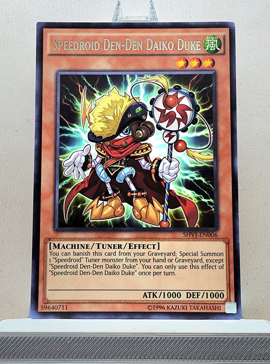 Yugioh! 1x Speedroid Den-Den Daiko Duke (SHVI - Rare) 1st/Unli Edition