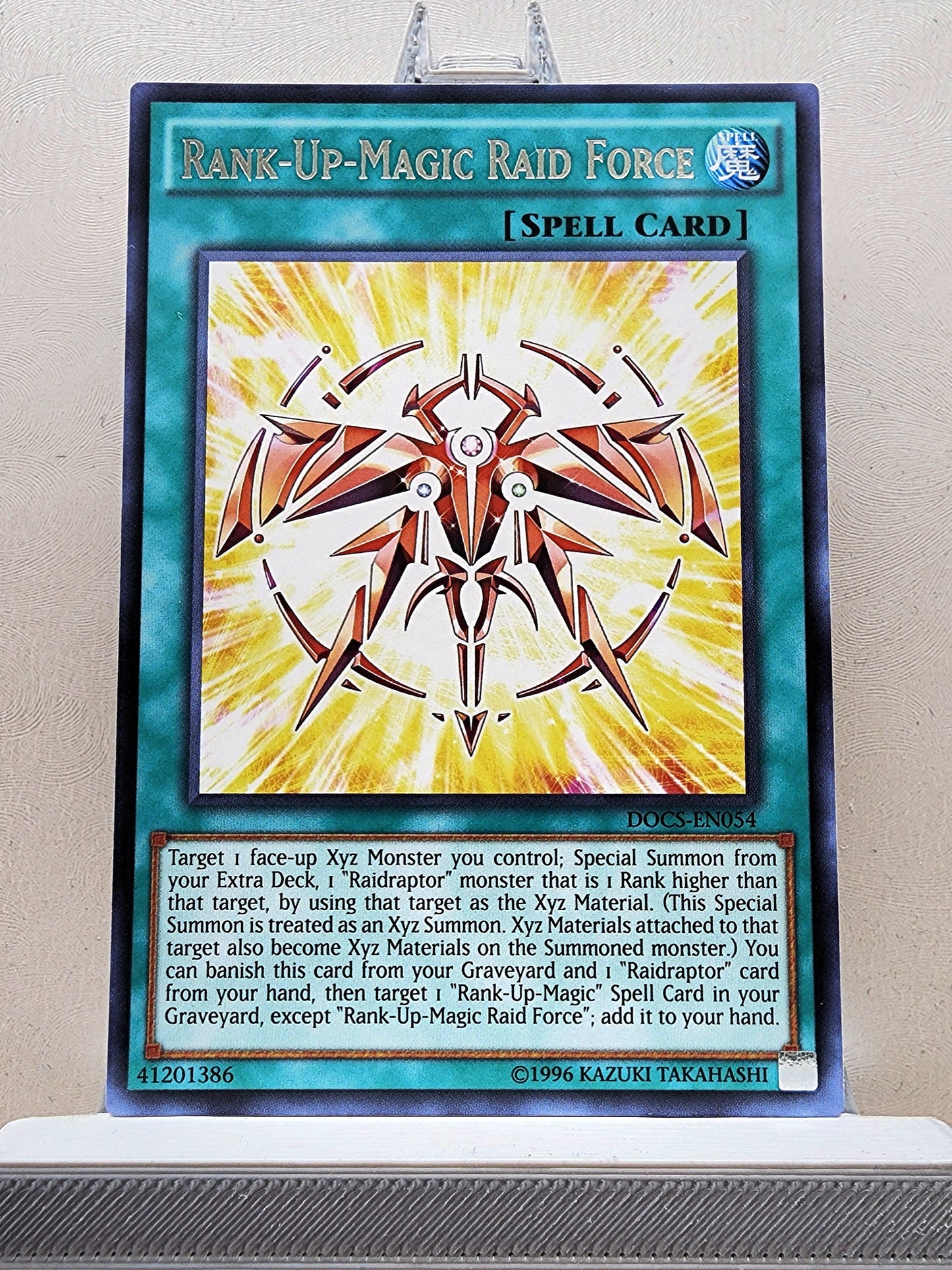 Yugioh! 1x Rank-Up-Magic Raid Force (DOCS - Rare) 1st/Unli Edition