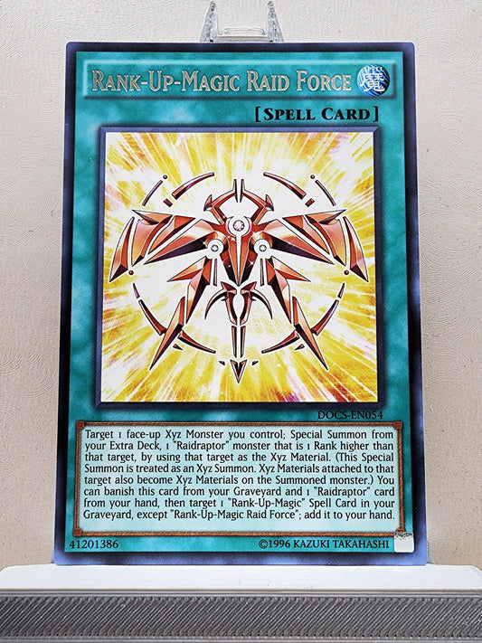 Yugioh! 1x Rank-Up-Magic Raid Force (DOCS - Rare) 1st/Unli Edition