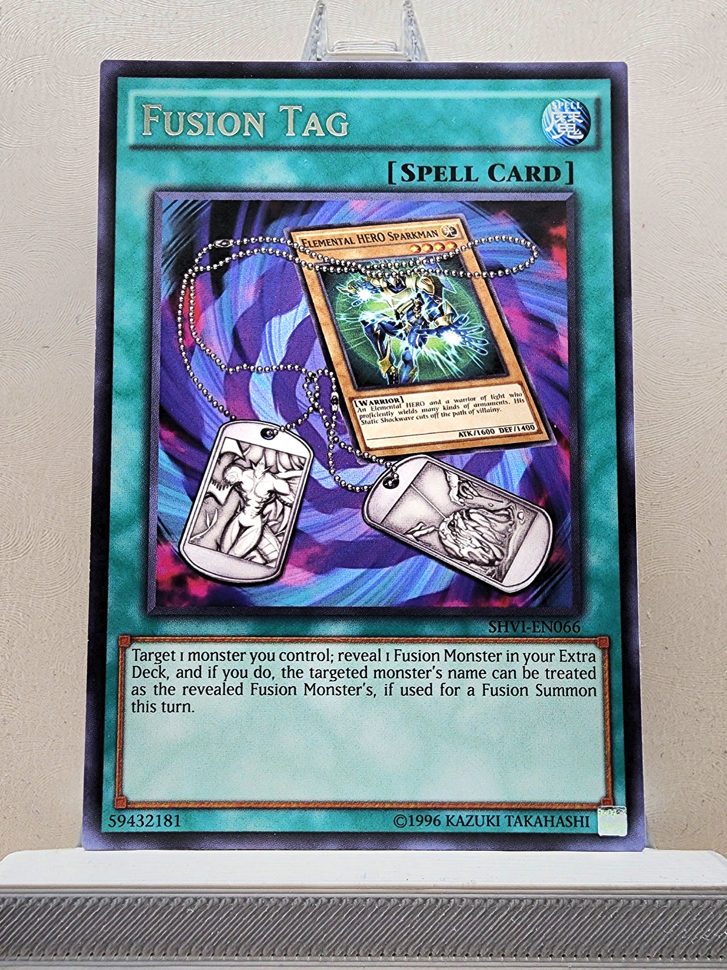 Yugioh! 1x Fusion Tag (SHVI - Rare) 1st/Unli Edition