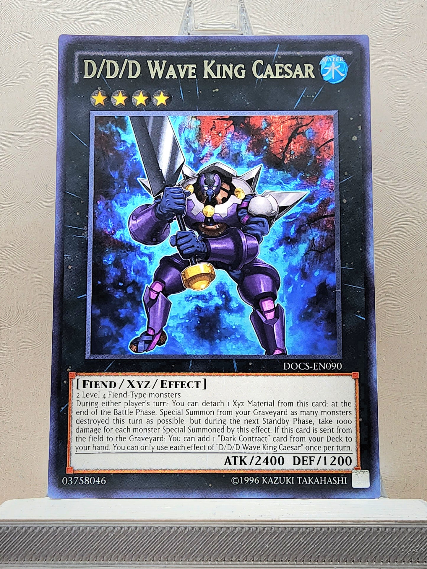 Yugioh! 1x D/D/D Wave King Caesar (DOCS - Rare) 1st/Unli Edition