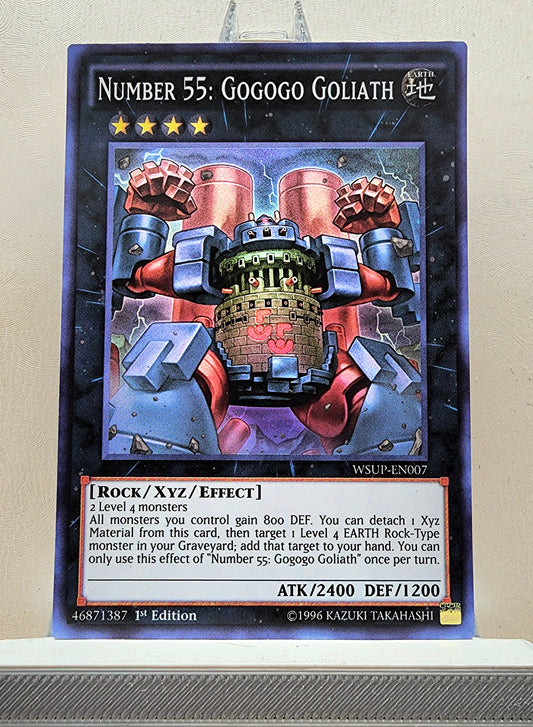 Yugioh! 1x Number 55: Gogogo Goliath (WSUP - Super Rare) 1st Edition