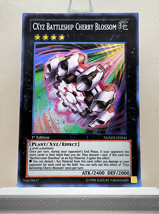 Yugioh! 1x CXyz Battleship Cherry Blossom (NUMH - Secret Rare) 1st Edition