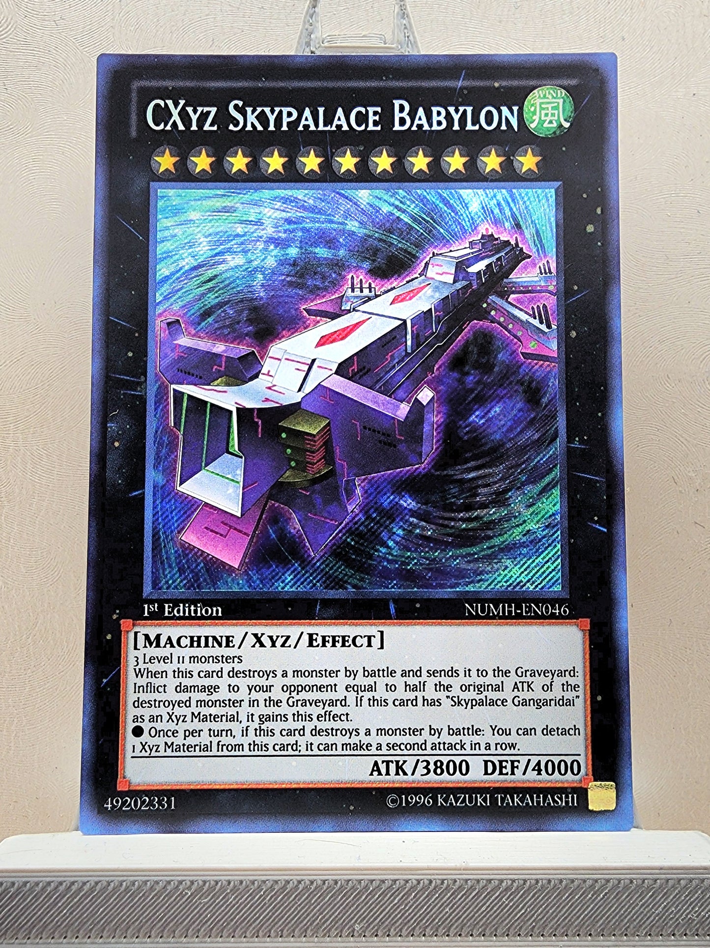 Yugioh! 1x CXYZ Skypalace Babylon (NUMH - Secret Rare) 1st Edition