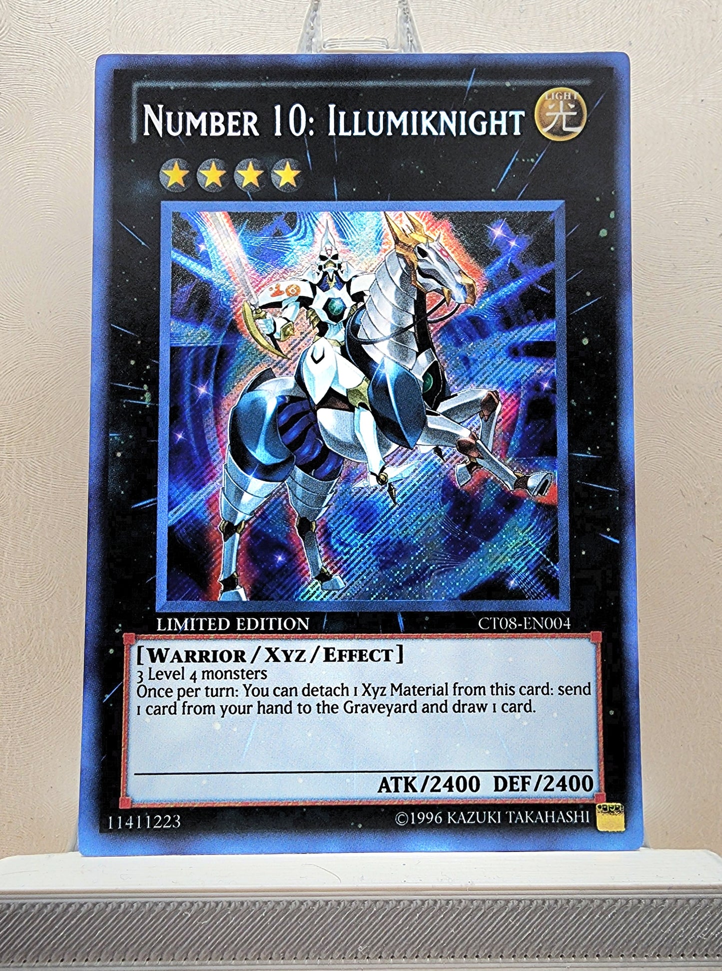 Yugioh! 1x Number 10: Illumiknight (CT08 - Secret Rare) Limited Edition