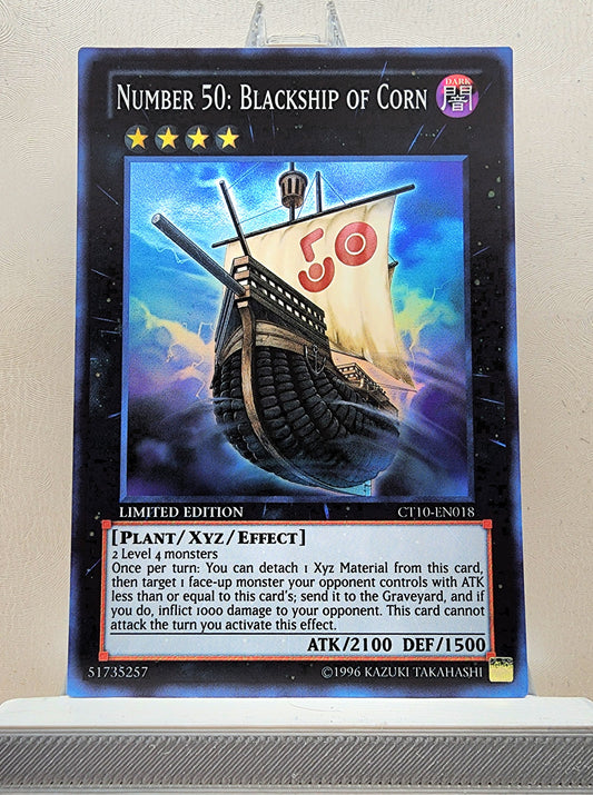 Yugioh! 1x Number 50: Blackship of Corn (CT10 - Super Rare) Limited Edition