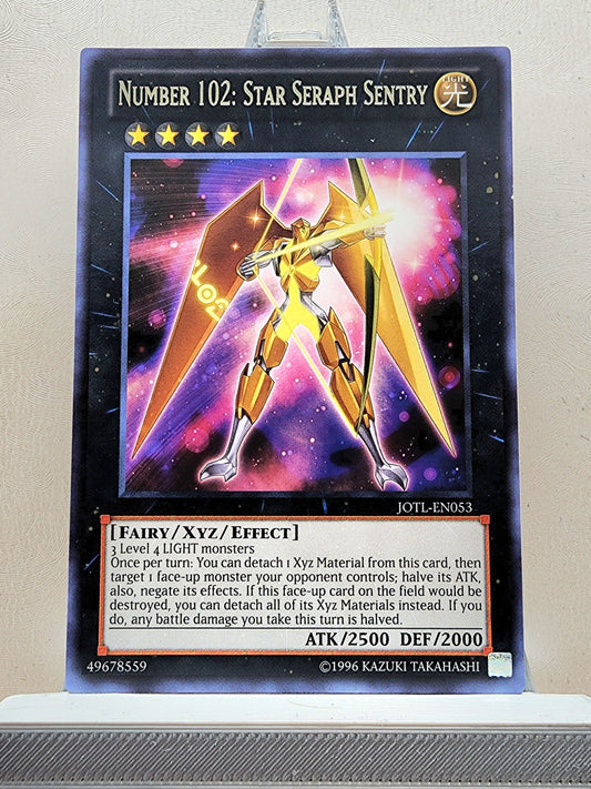 Yugioh! 1x Number 102: Star Seraph Sentry (JOTL - Rare) Unli Edition