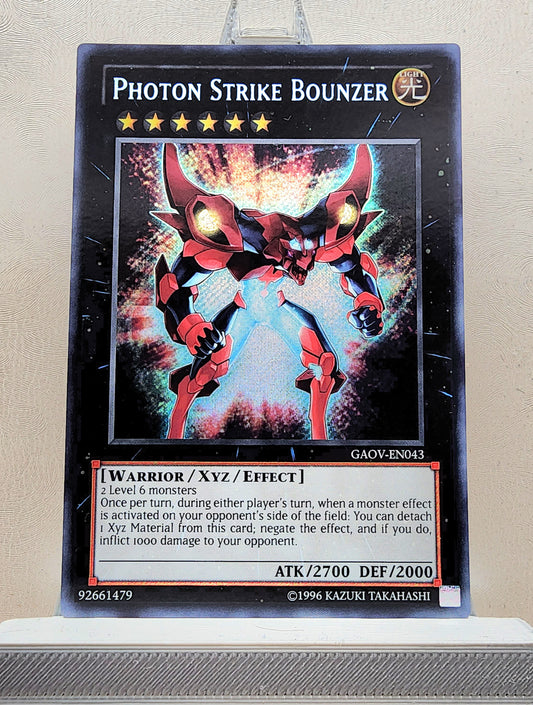 Yugioh! 1x Photon Strike Bounzer (GAOV - Secret Rare) Unli Edition