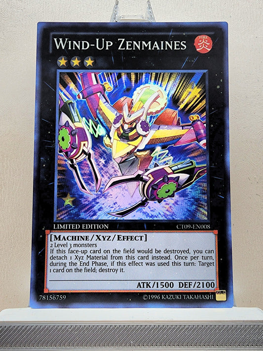 Yugioh! 1x Wind-Up Zenmaines (CT09 - Super Rare) Limited Edition