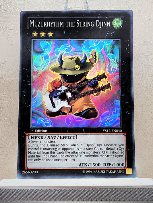 Yugioh! 1x Muzurhythm the String Djinn (YS12 - Super Rare) 1st Edition