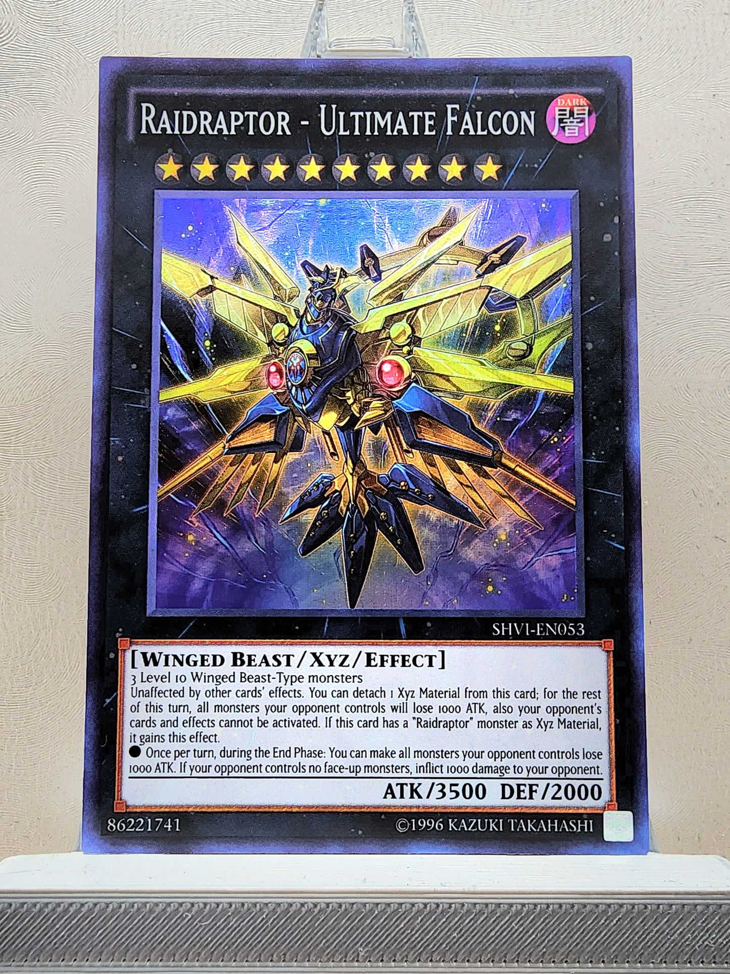 Yugioh! 1x Raidraptor - Ultimate Falcon (SHVI - Super Rare) 1st/Unli Edition