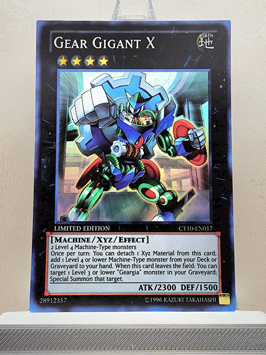 Yugioh! 1x Gear Gigant X (CT10 - Super Rare) Limited Edition