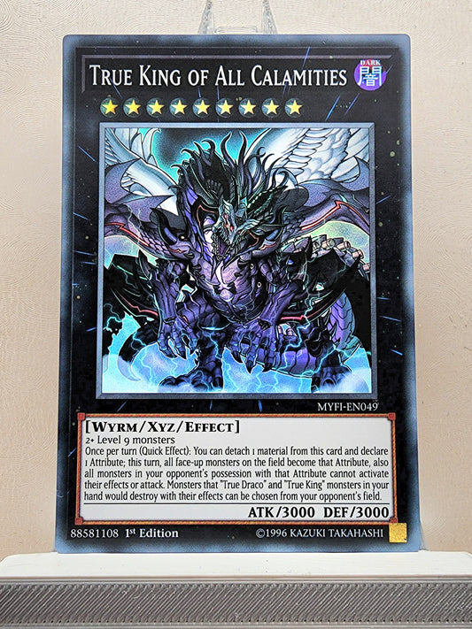 Yugioh! 1x True King of All Calamities (MYFI - Super Rare) 1st Edition