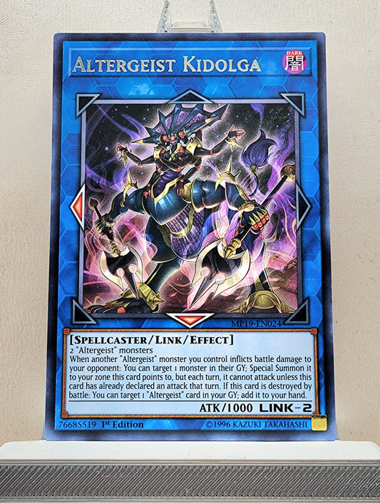 Yugioh! 1x Altergeist Kidolga (MP19 - Rare) 1st Edition