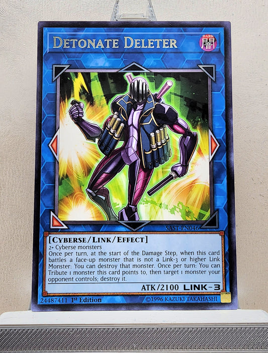 Yugioh! 1x Detonate Deleter (SAST - Rare) 1st/Unli Edition