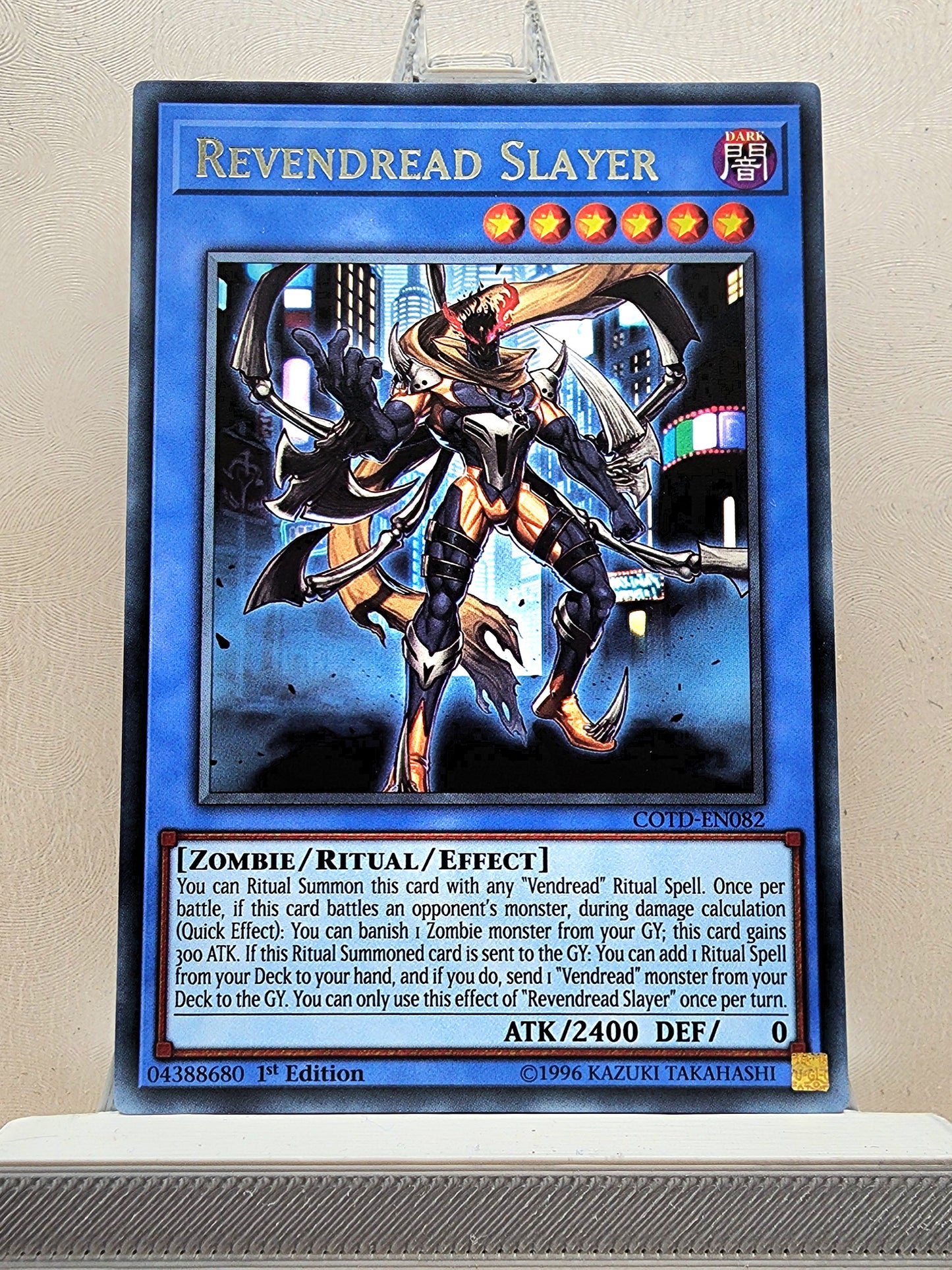 Yugioh! 1x Revendread Slayer (COTD - Rare) 1st Edition