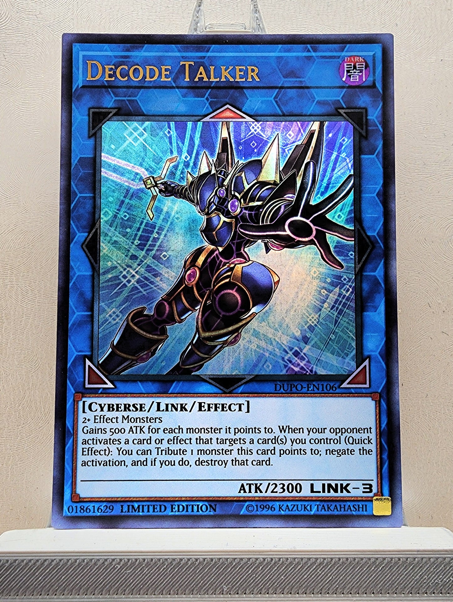 Yugioh! 1x Decode Talker (DUPO - Ultra Rare) Limited Edition