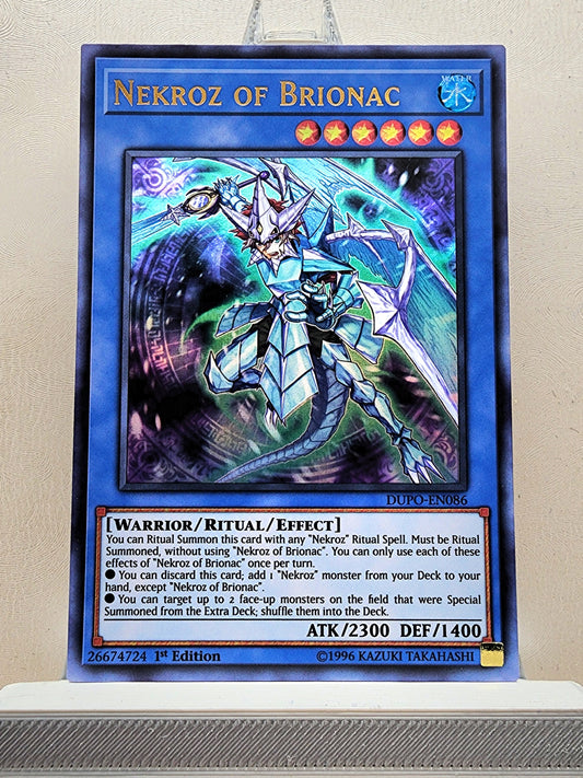 Yugioh! 1x Nekroz of Brionac (DUPO - Ultra Rare) 1st Edition