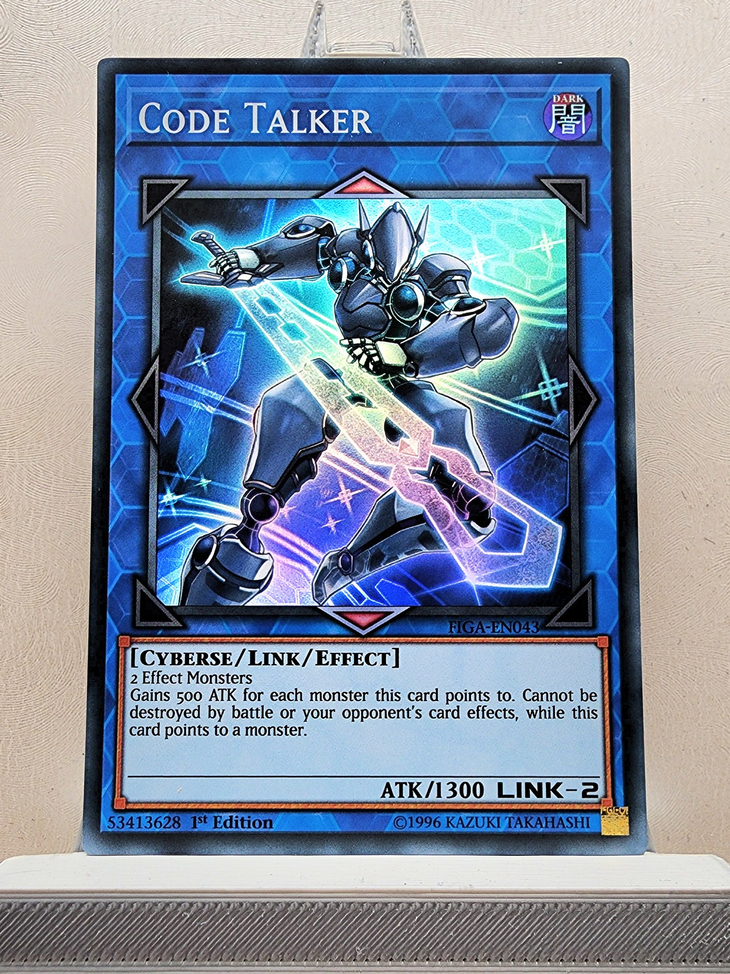 Yugioh! 1x Code Talker (FIGA - Super Rare) 1st Edition