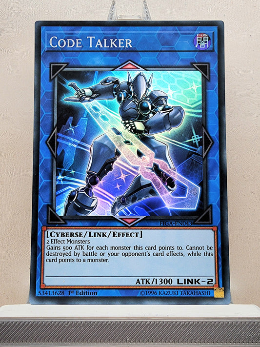 Yugioh! 1x Code Talker (FIGA - Super Rare) 1st Edition