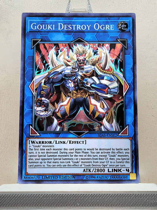 Yugioh! 1x Gouki Destroy Ogre (IGAS - Super Rare) Limited Edition