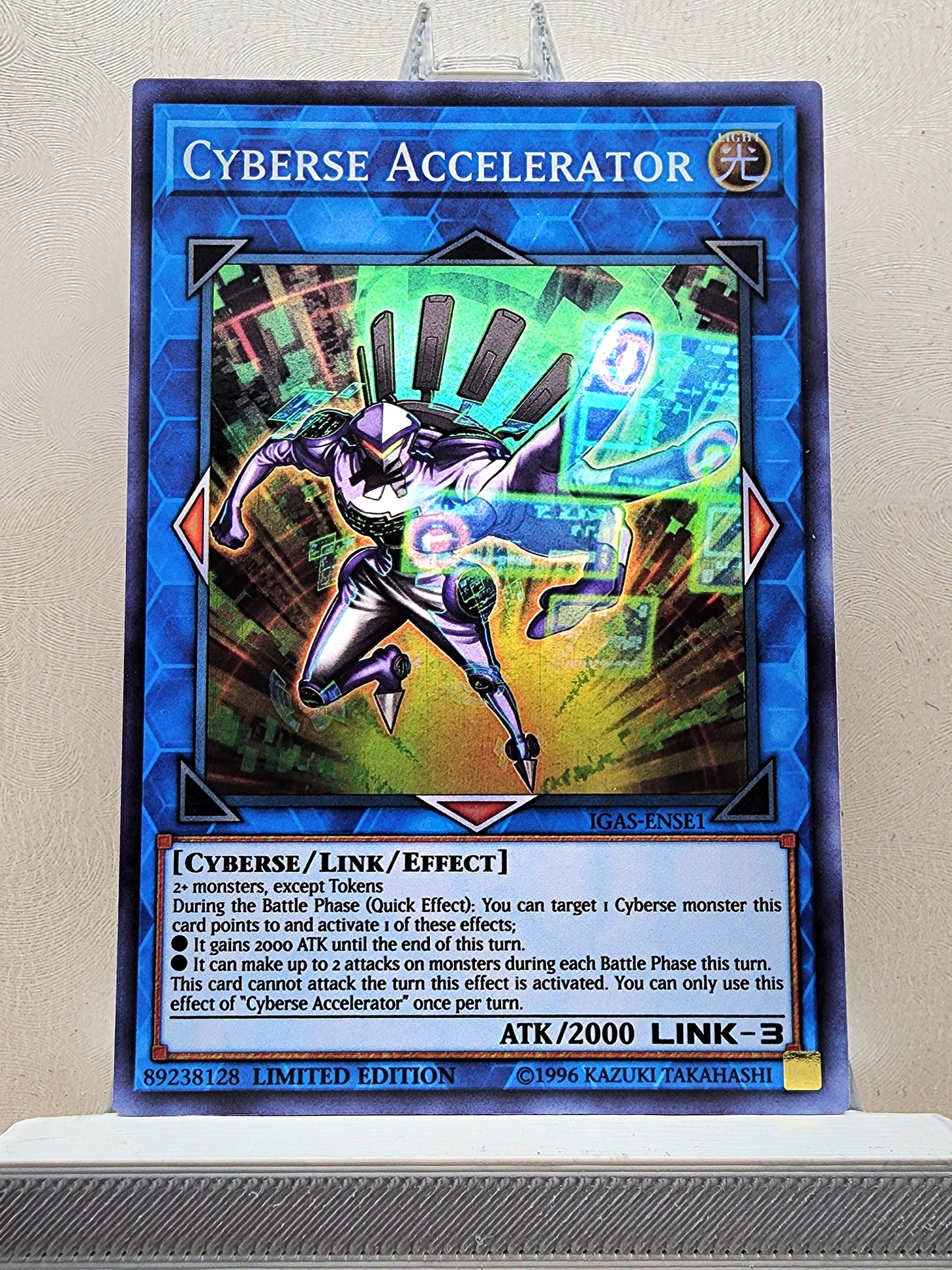 Yugioh! 1x Cyberse Accelerator (IGAS - Super Rare) Limited Edition