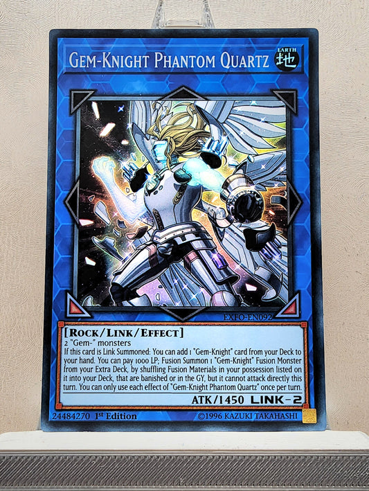 Yugioh! 1x Gem - Knight Phantom Quartz (EXFO - Super Rare) 1st/Unli Edition