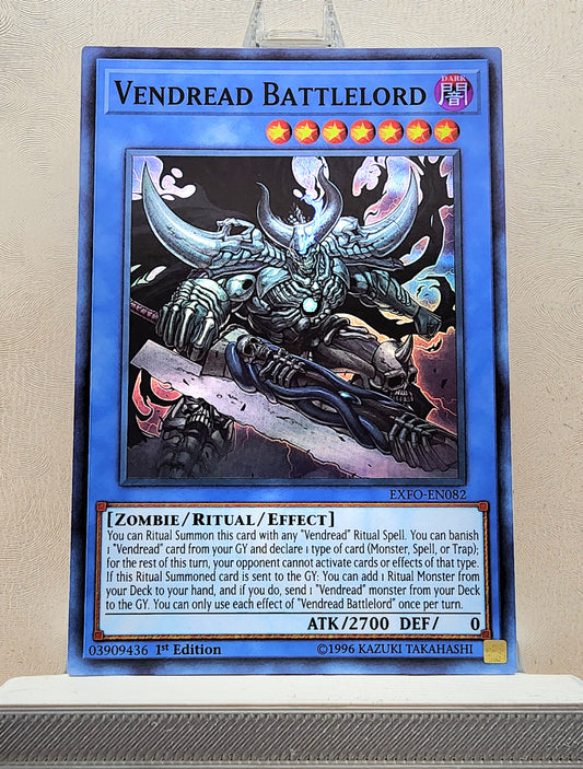 Yugioh! 1x Vendread Battlelord (EXFO - Super Rare) 1st Edition