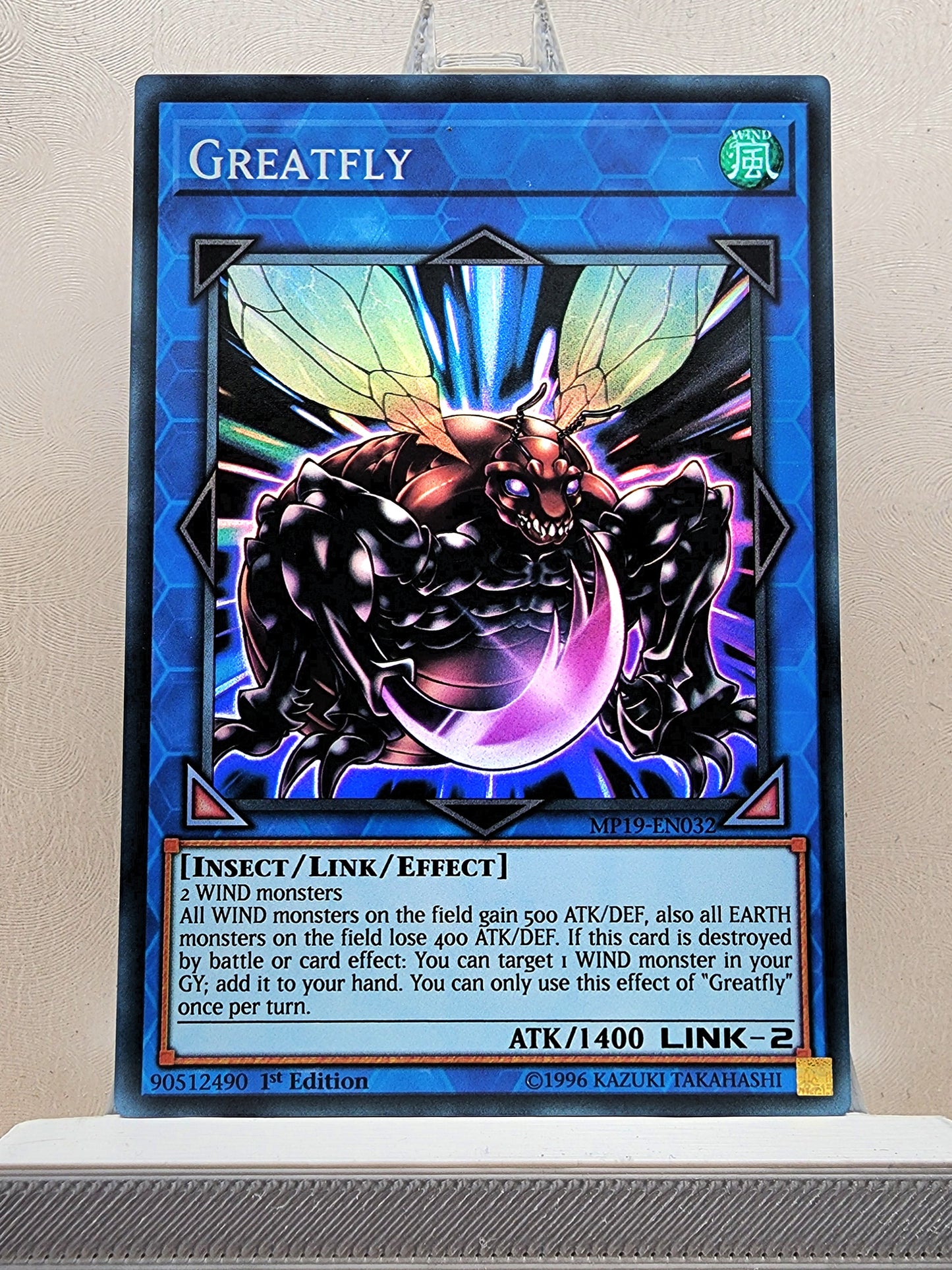 Yugioh! 1x Greatfly (MP19 - Super Rare) 1st Edition