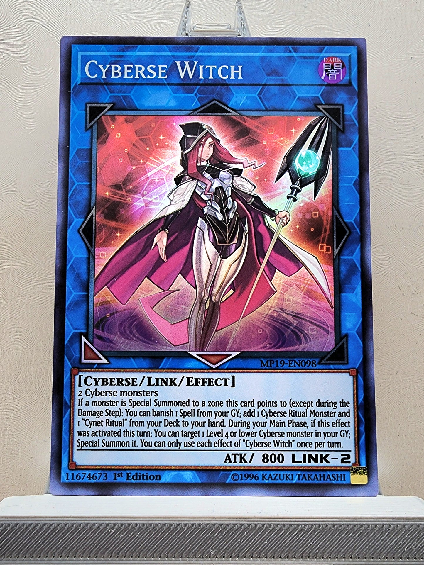 Yugioh! 1x Cyberse Witch (MP19 - Super Rare) 1st Edition