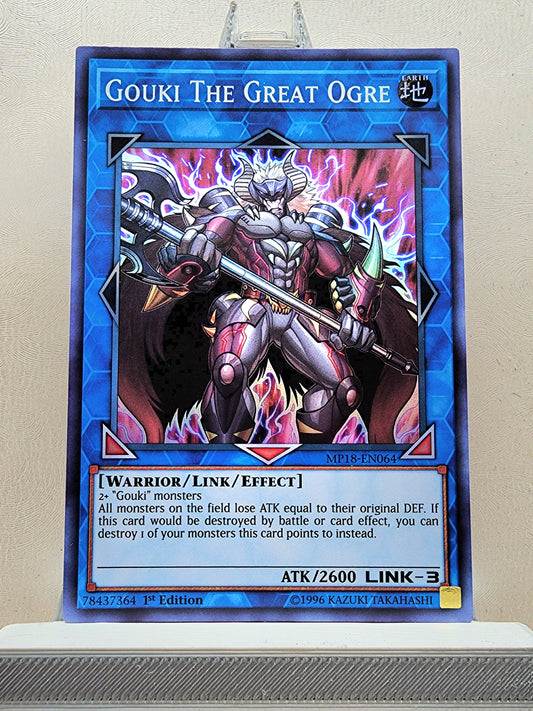 Yugioh! 1x Gouki the Great Ogre (MP18 - Super Rare) 1st Edition