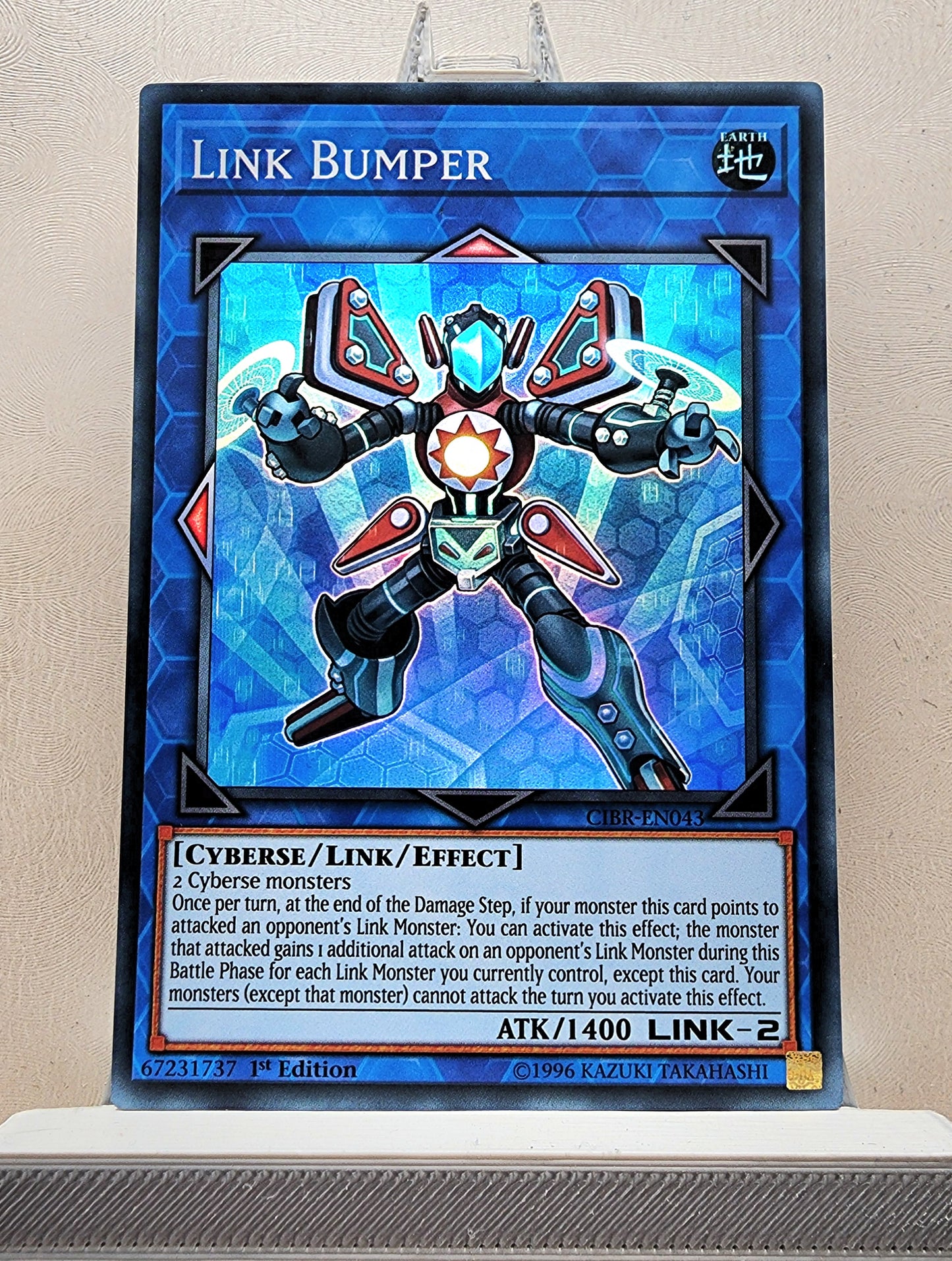 Yugioh! 1x Link Bumper (CIBR - Super Rare) 1st Edition