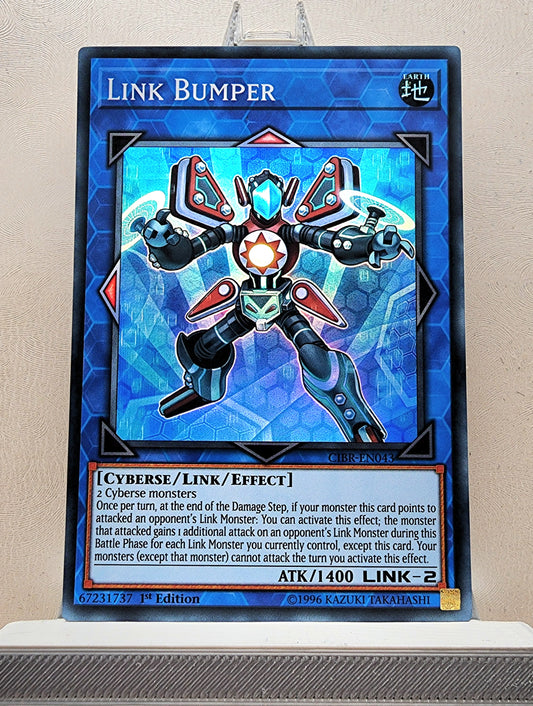 Yugioh! 1x Link Bumper (CIBR - Super Rare) 1st Edition