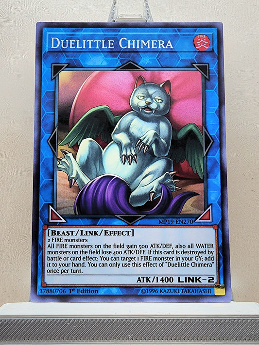 Yugioh! 1x Duelittle Chimera (MP19 - Super Rare) 1st Edition