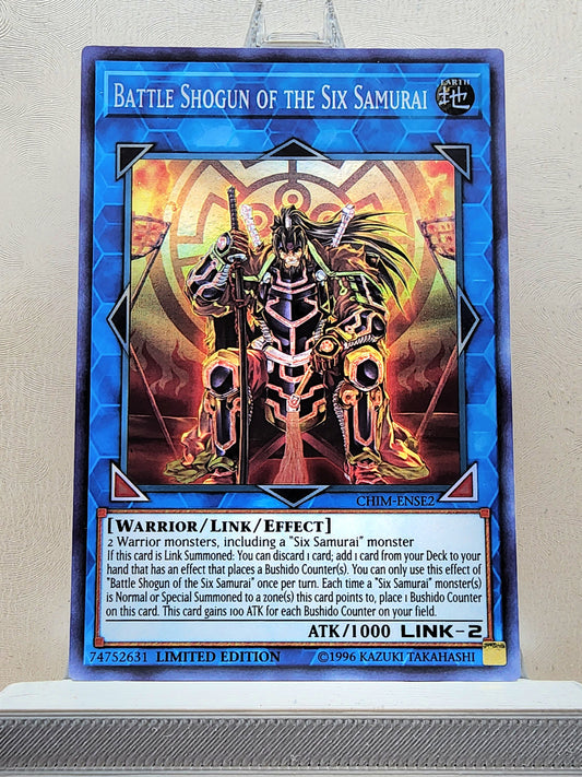 Yugioh! 1x Battle Shogun of the Six Samurai (CHIM - Super Rare) Limited Edition