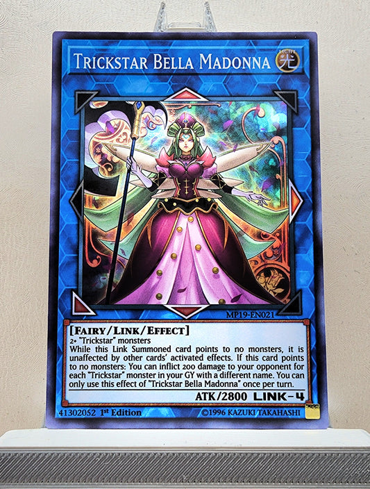 Yugioh! 1x Trickstar Bella Madonna (MP19 - Super Rare) 1st Edition