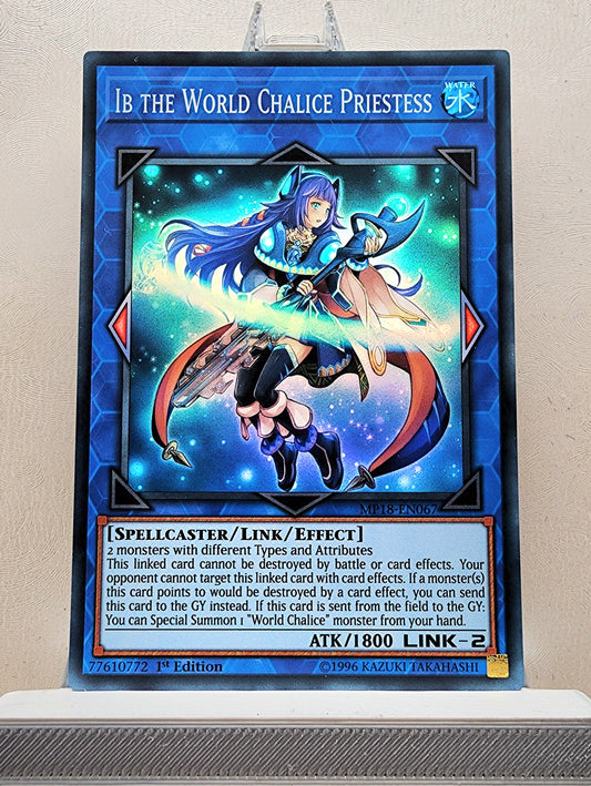 Yugioh! 1x Ib the World Chalice Priestess (MP18 - Super Rare) 1st Edition