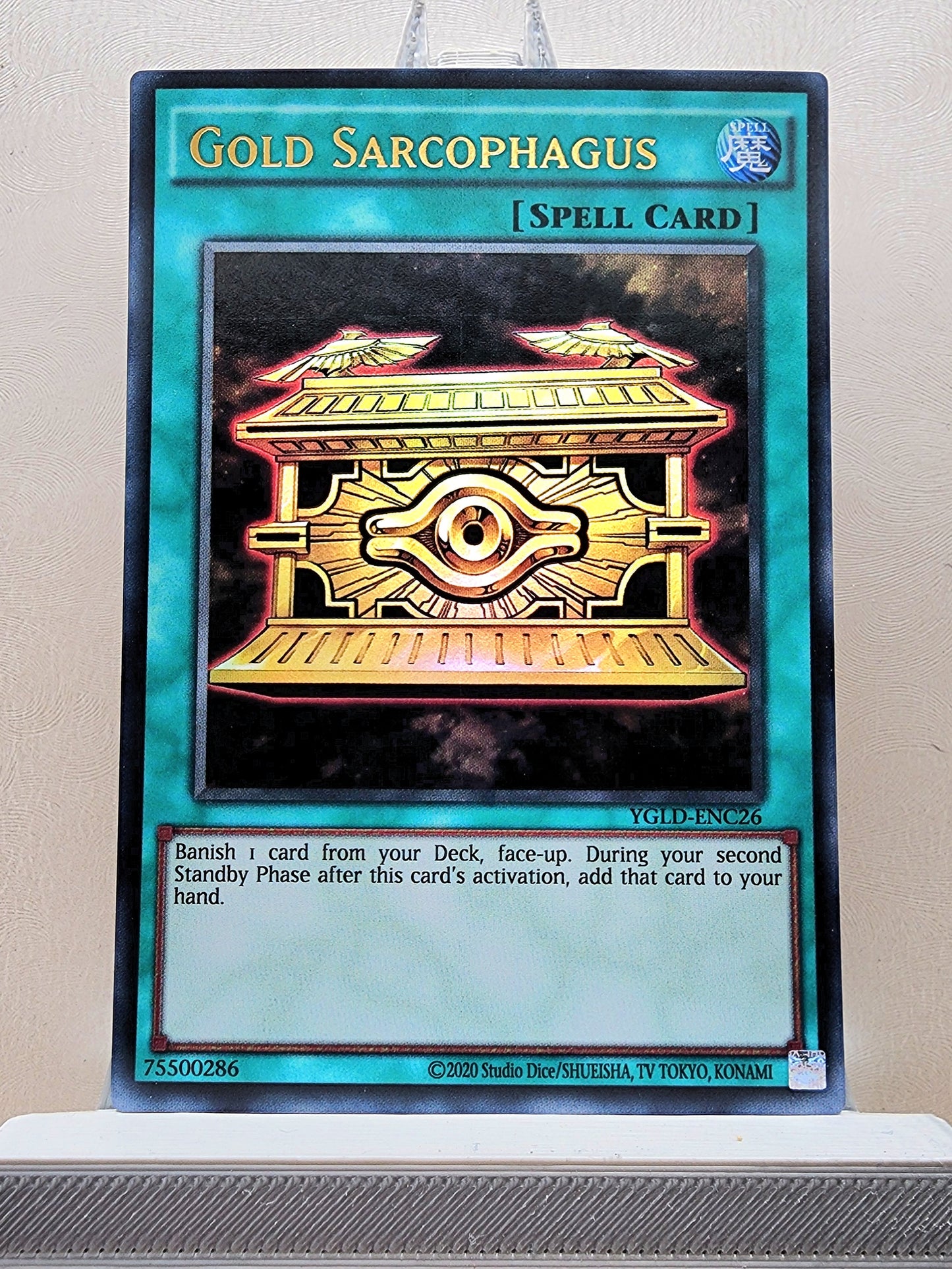 Yugioh! 1x Gold Sarcophagus (YGLD - Ultra Rare) Unli Edition