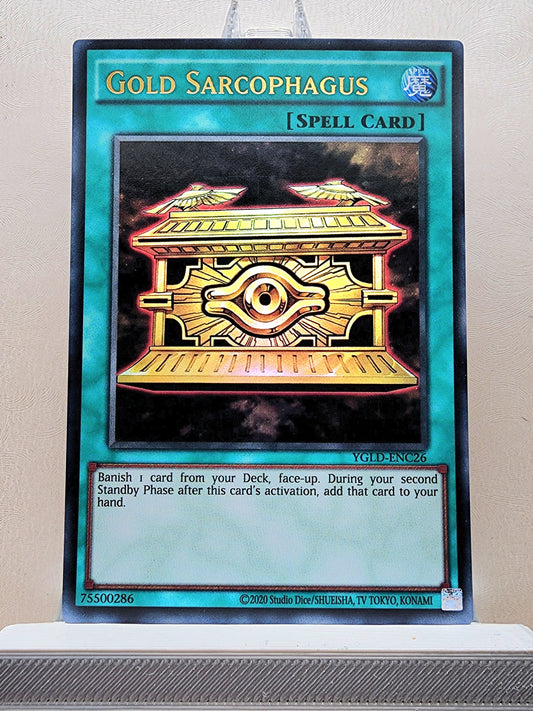 Yugioh! 1x Gold Sarcophagus (YGLD - Ultra Rare) Unli Edition