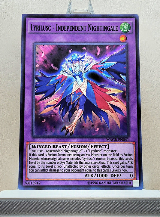 Yugioh! 1x Lyrilusc - Independent Nightingale (MACR - Super Rare) Unli Edition