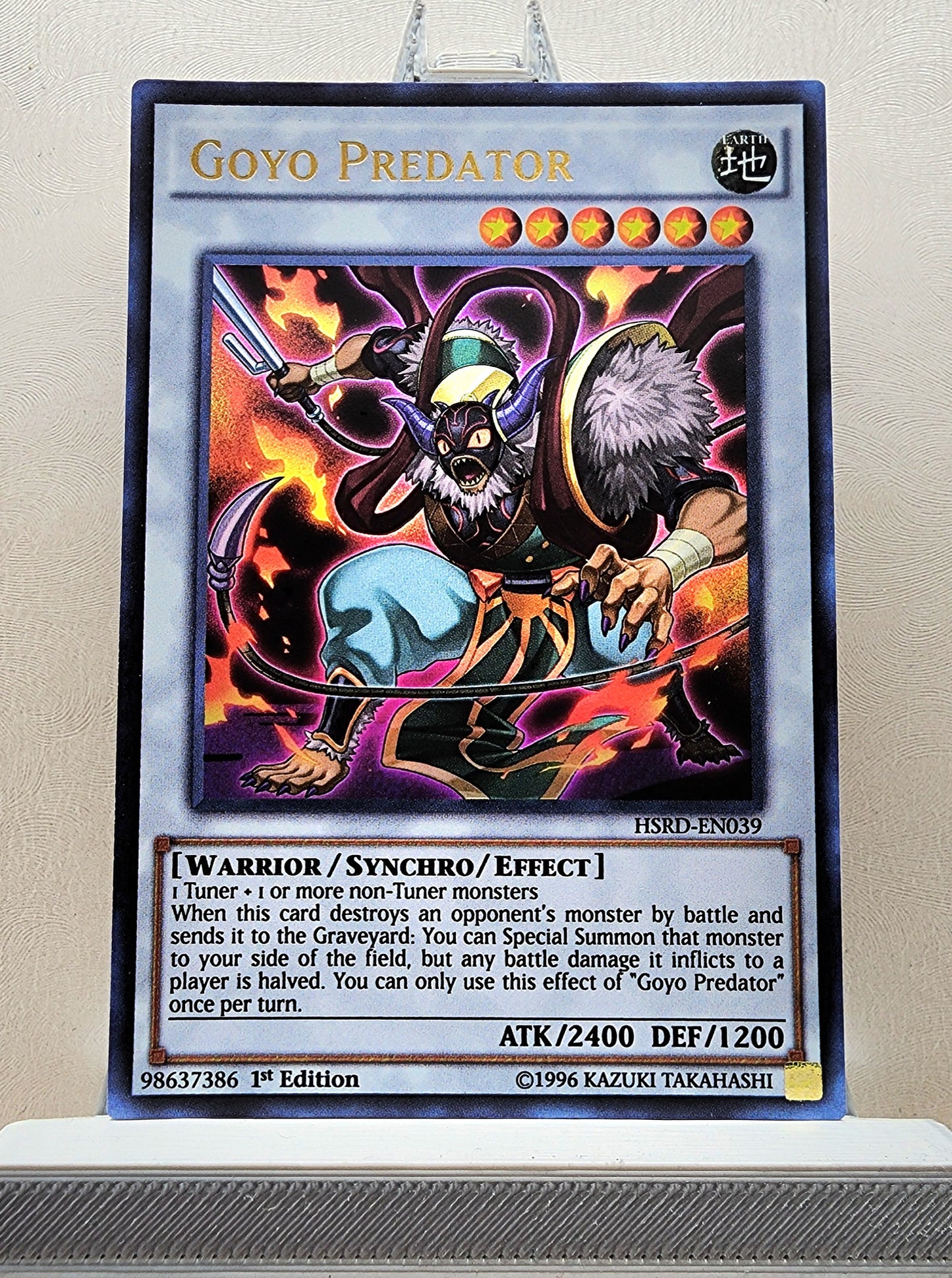 Yugioh! 1x Goyo Predator (HSRD - Ultra Rare) 1st Edition