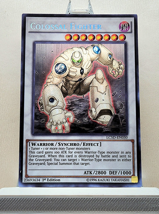 Yugioh! 1x Colossal Fighter (LC5D - Secret Rare) 1st Edition