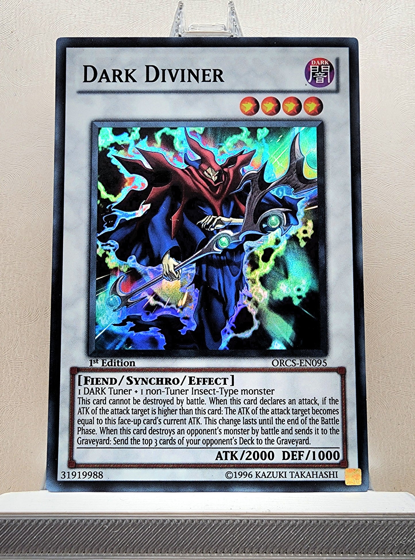 Yugioh! 1x Dark Diviner (ORCS - Super Rare) 1st/Unli Edition