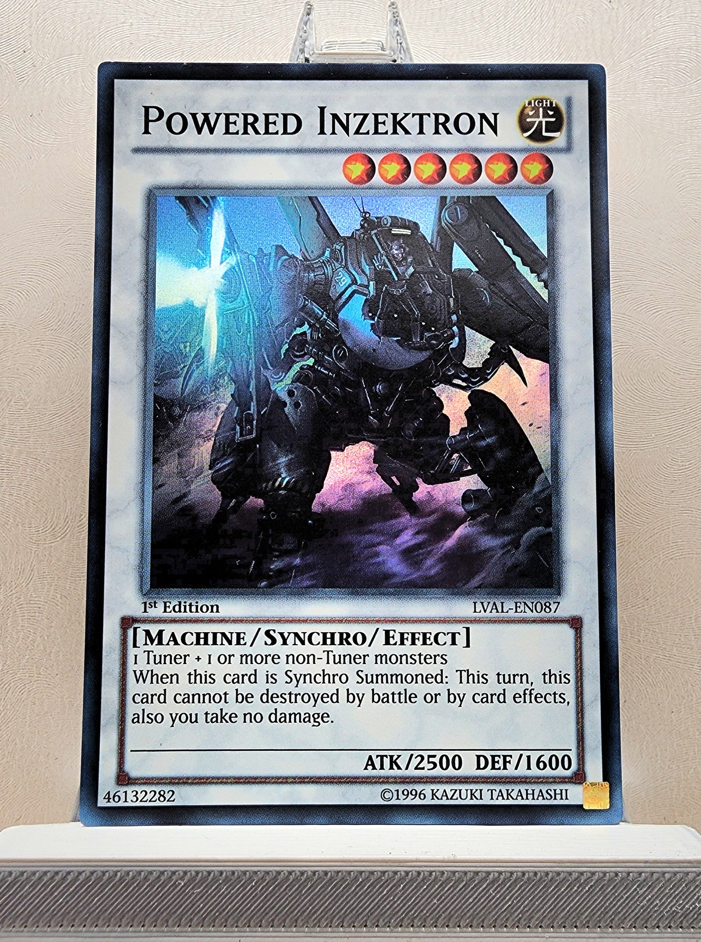 Yugioh! 1x Powered Inzektron (LVAL - Super Rare) 1st Edition