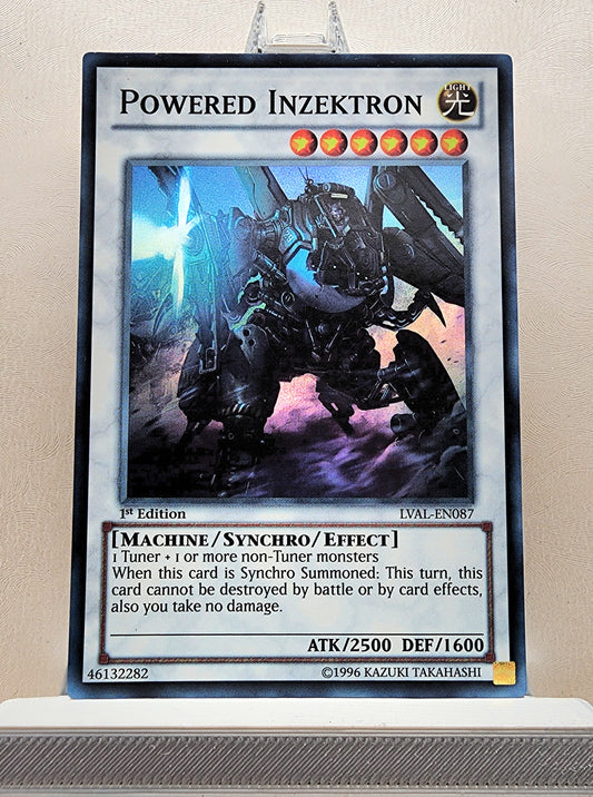 Yugioh! 1x Powered Inzektron (LVAL - Super Rare) 1st Edition