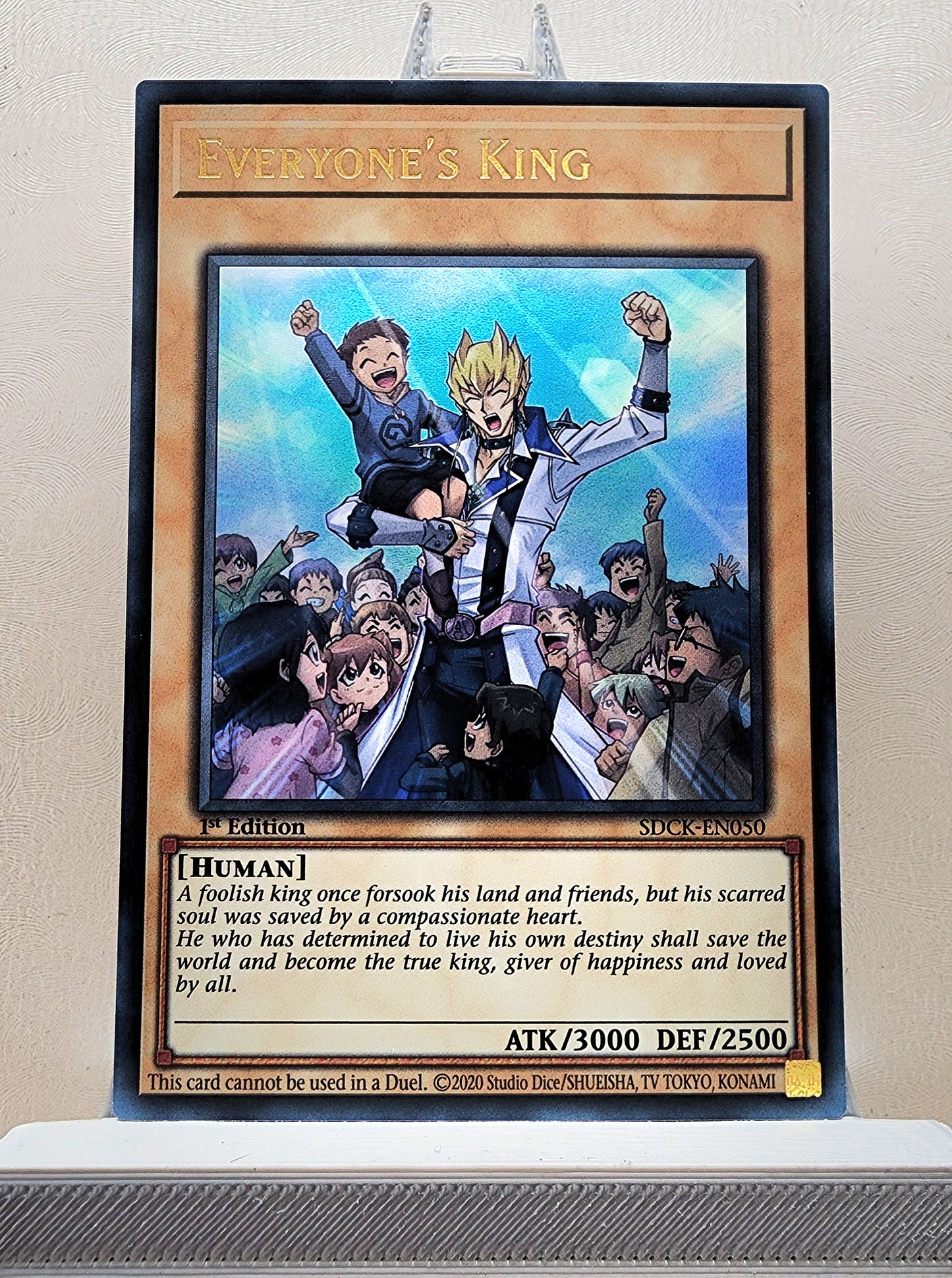 Yugioh! 1x Everyone's King (SDCK - Ultra Rare) 1st Edition